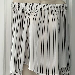 Stripe pattern blouse